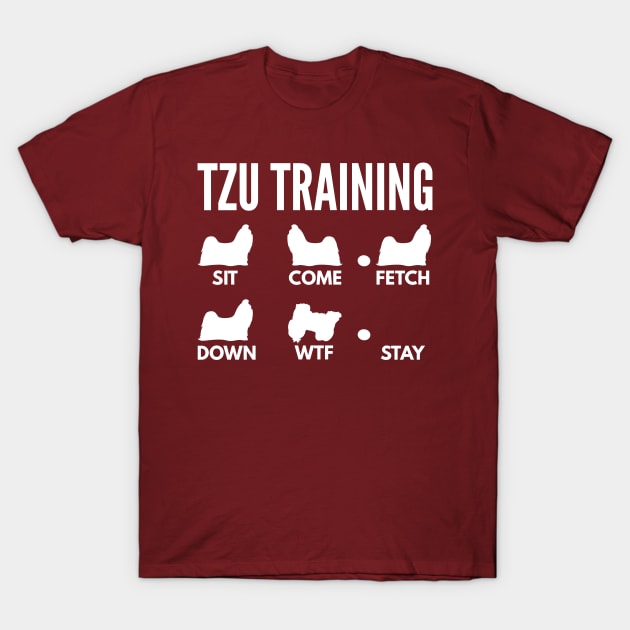 Shih Tzu Training Shih Tzu Dog Tricks T-Shirt by DoggyStyles